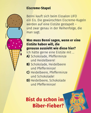 Eiscreme-Stapel: