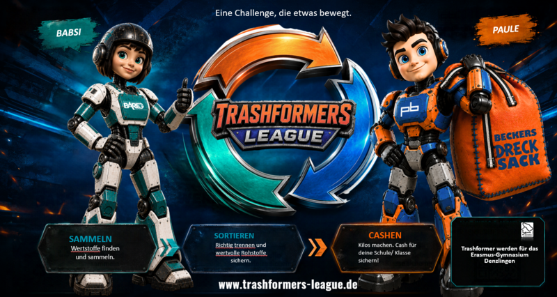 Trashformers League: �Trash to Cash� am Erasmus-Gymnasium